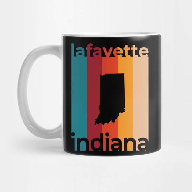 Lafayette Indiana Retro by easytees